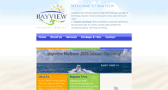 Desktop Screenshot of bayviewharbour.com